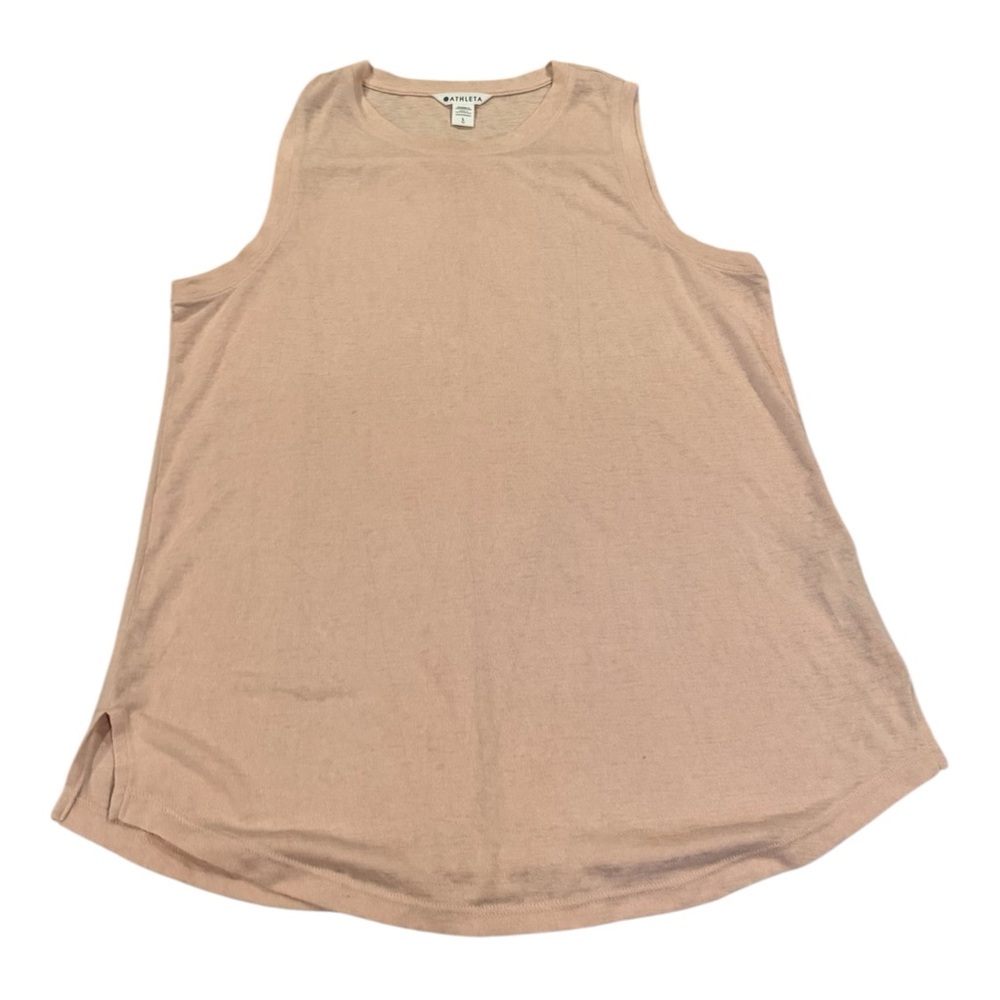 Athleta Women's baby pink ‎ Tank Top